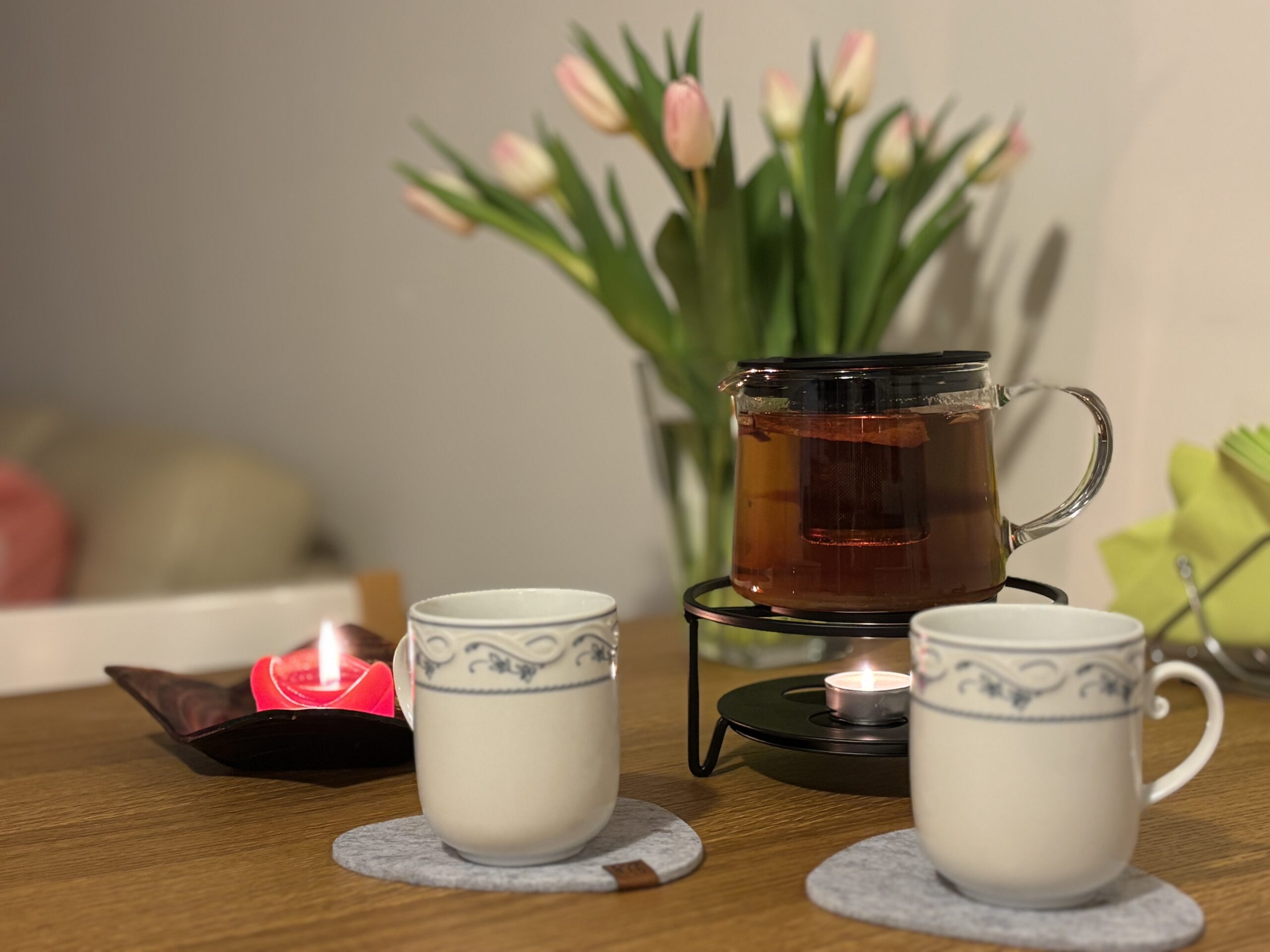 Rozgrzewająca herbatka